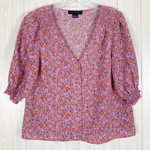 Sanctuary | It's A Must Blouse In Meadow Ditsy Floral Size Small